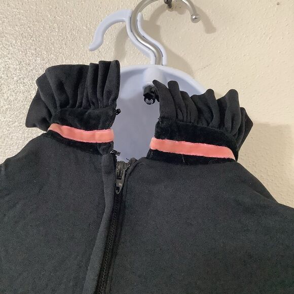 Handmade Vintage Retro Victorian Whimsigoth Witchy Dark Feminine Midi Dress XS - Picture 6 of 8